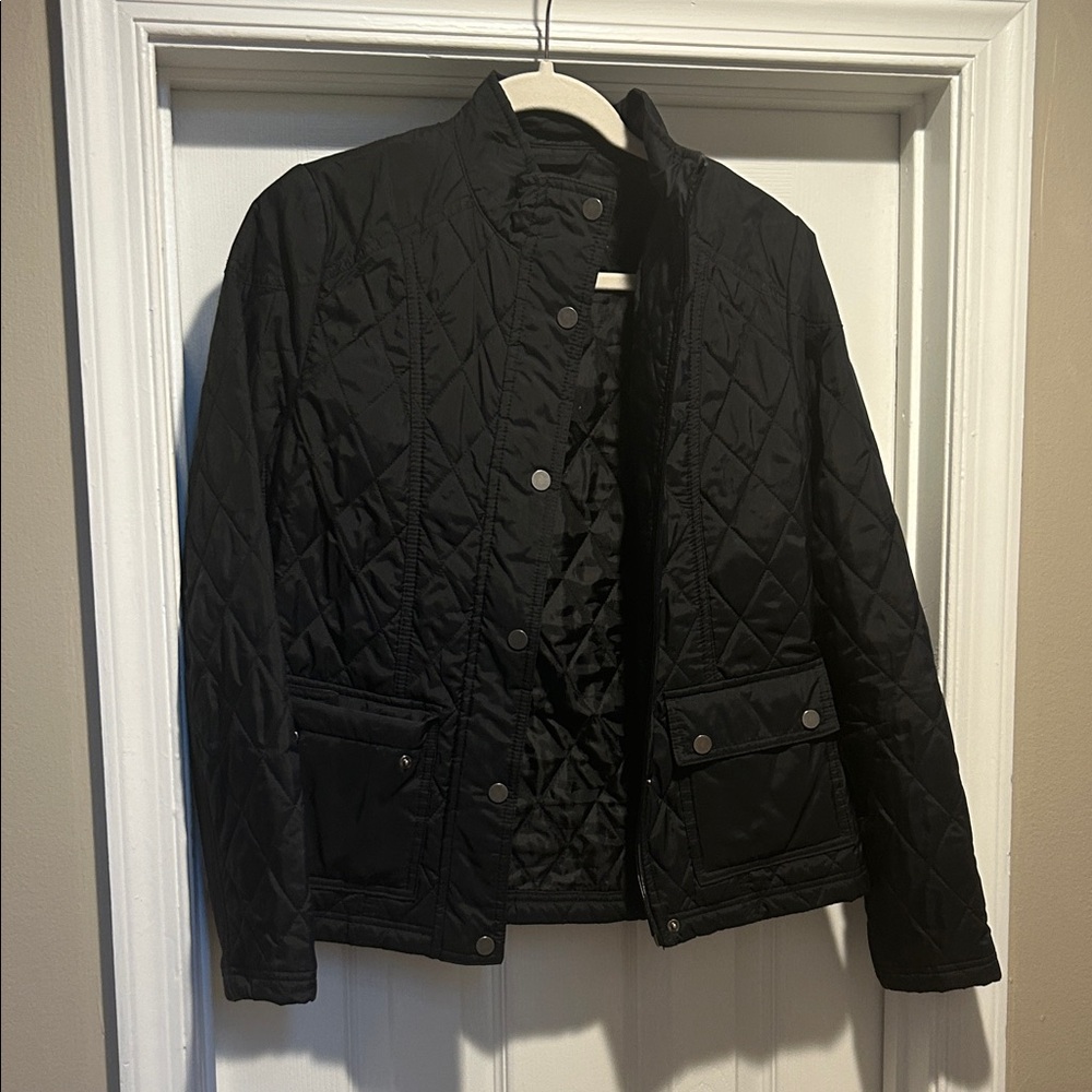 Women’s  Black Quilted Jacket